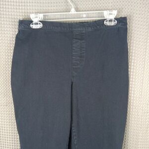 Isaac Mizrahi Live Women's Pull-On Stretch Pants Navy Size 12 classic comfy